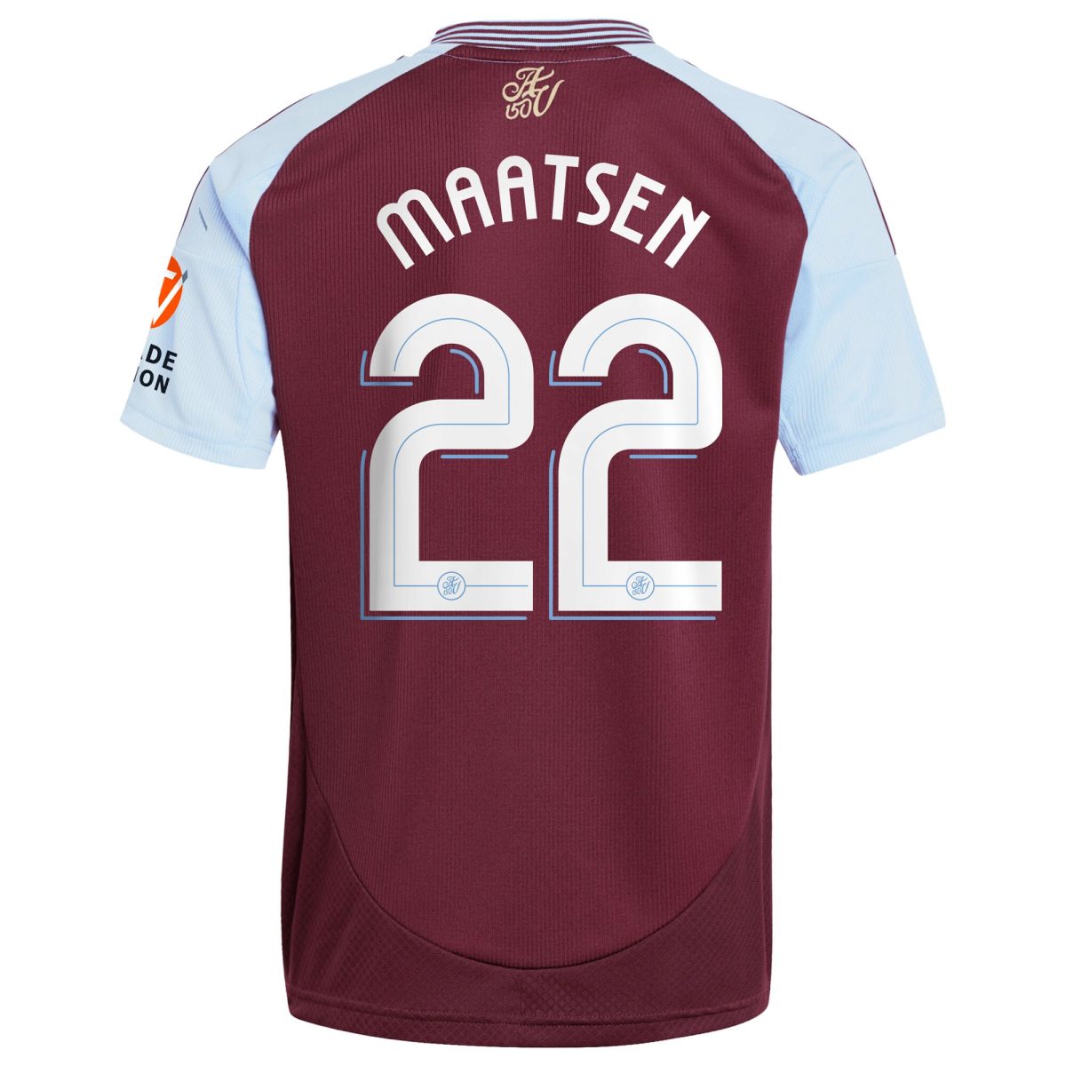 aston villa adidas home shirt 2024-25 with maatsen 22 cup printing Collection - Official Aston Villa Kits