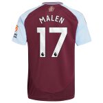 aston villa adidas home shirt 2024-25 with malen 17 printing Collection - Official Aston Villa Kits