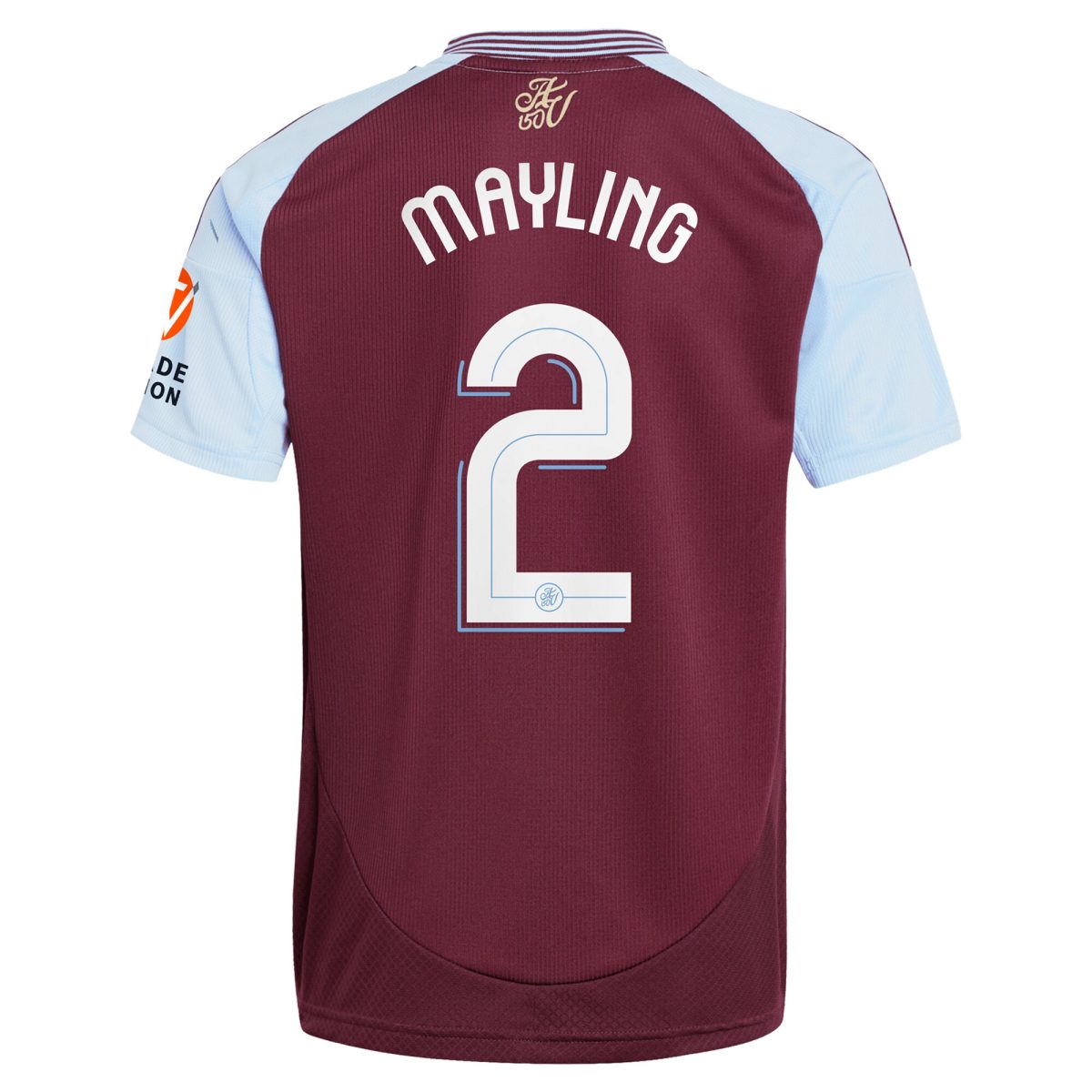aston villa adidas home shirt 2024-25 with mayling 2 cup printing Collection - Official Aston Villa Kits