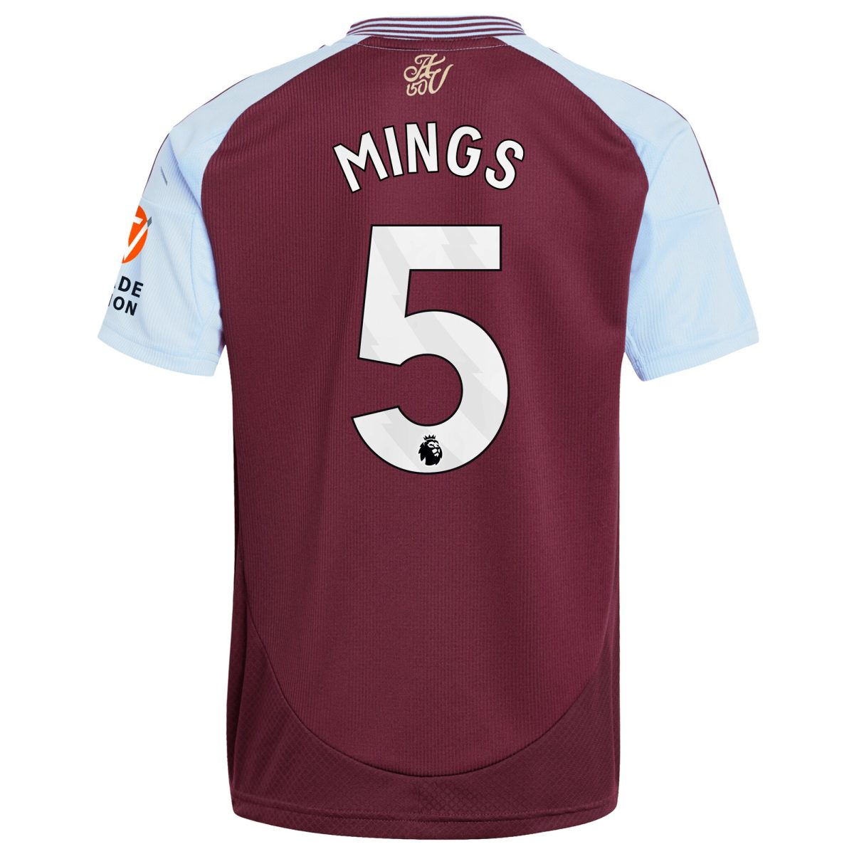 aston villa adidas home shirt 2024-25 with mings 5 printing Collection - Official Aston Villa Kits