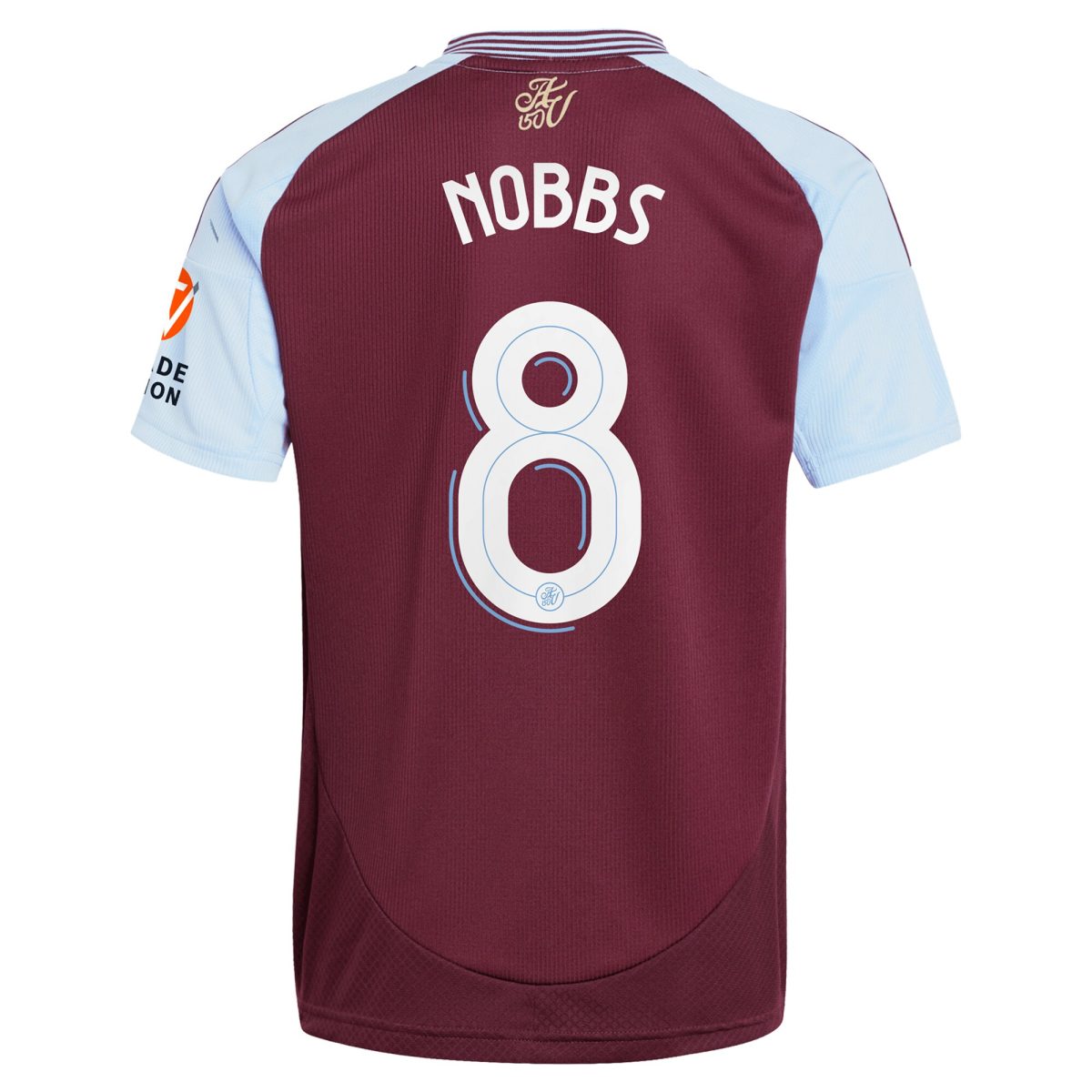 aston villa adidas home shirt 2024-25 with nobbs 8 cup printing Collection - Official Aston Villa Kits