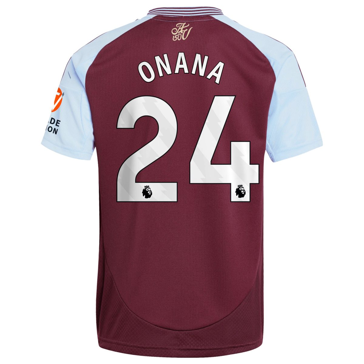 aston villa adidas home shirt 2024-25 with onana 24 printing Collection - Official Aston Villa Kits