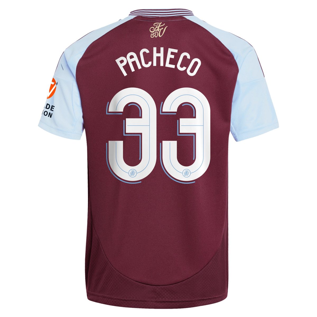 aston villa adidas home shirt 2024-25 with pacheco 33 cup printing Collection - Official Aston Villa Kits