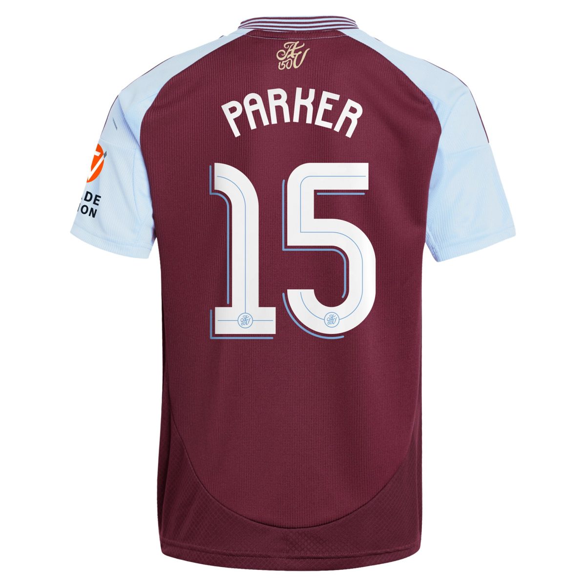 aston villa adidas home shirt 2024-25 with parker 15 cup printing Collection - Official Aston Villa Kits