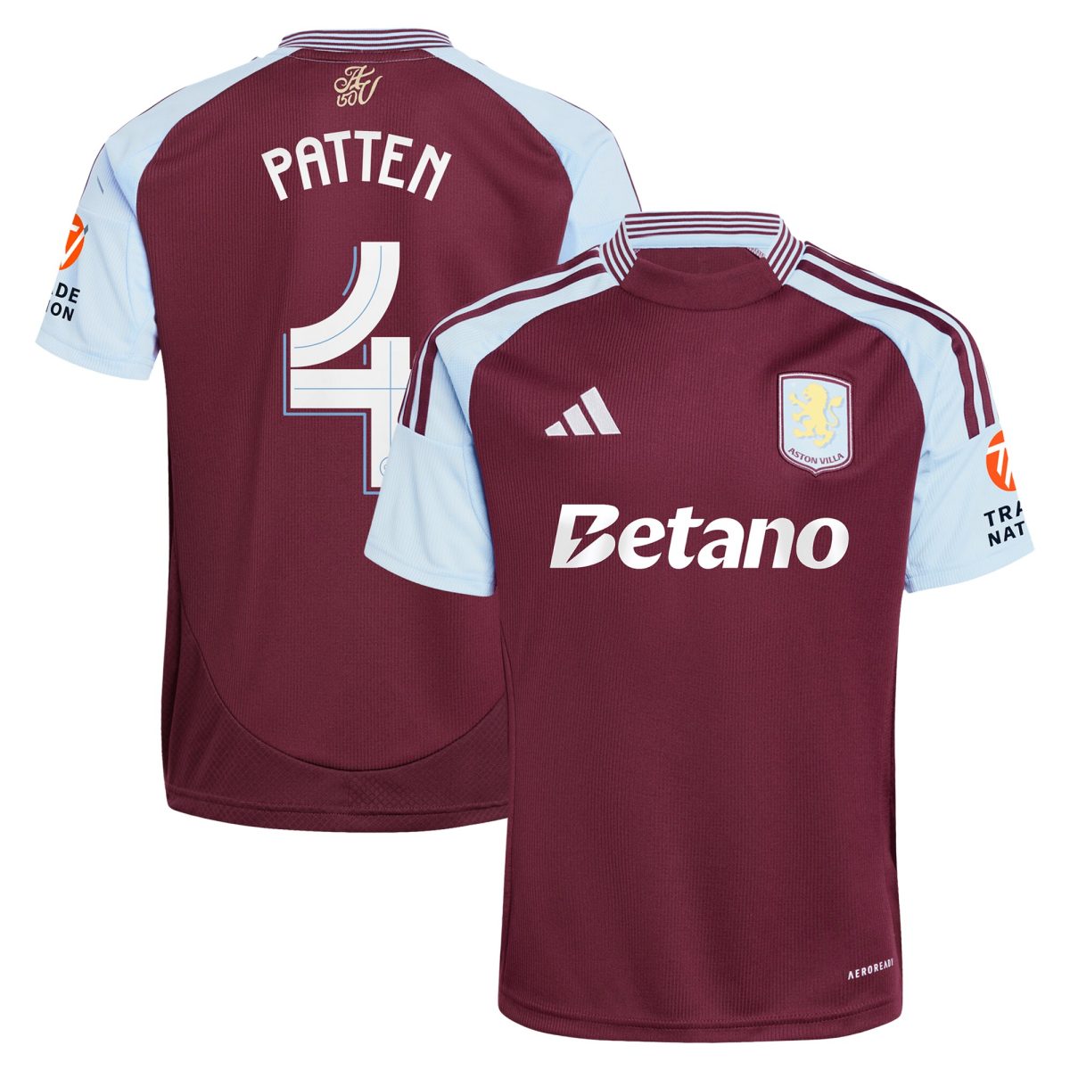 aston villa adidas home shirt 2024-25 with patten 4 cup printing Collection - Official Aston Villa Kits