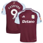 aston villa adidas home shirt 2024-25 with rashford 9 printing Collection - Official Aston Villa Kits