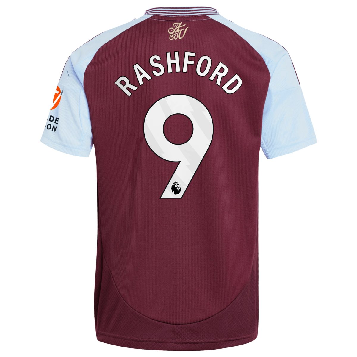 aston villa adidas home shirt 2024-25 with rashford 9 printing Collection - Official Aston Villa Kits