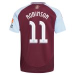 aston villa adidas home shirt 2024-25 with robinson 11 cup printing Collection - Official Aston Villa Kits