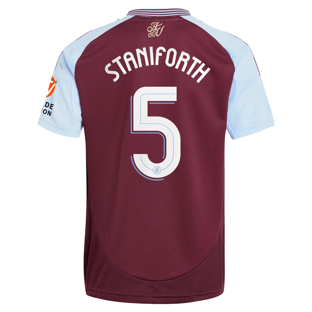 aston villa adidas home shirt 2024-25 with staniforth 5 cup printing Collection - Official Aston Villa Kits