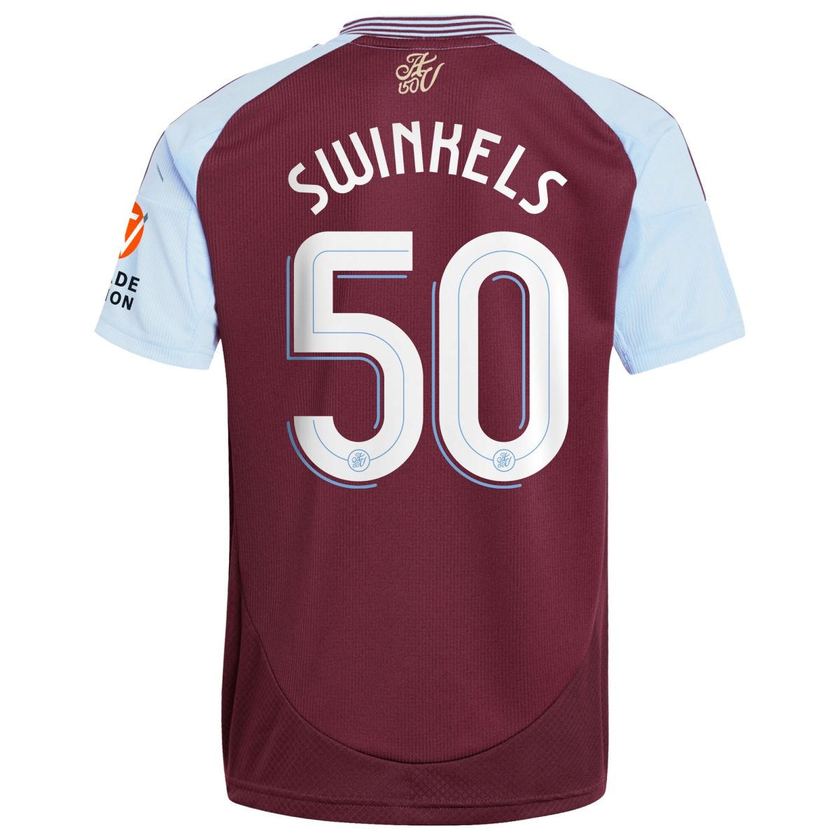 aston villa adidas home shirt 2024-25 with swinkels 50 cup printing Collection - Official Aston Villa Kits