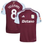 aston villa adidas home shirt 2024-25 with tielemans 8 cup printing Collection - Official Aston Villa Kits