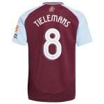 aston villa adidas home shirt 2024-25 with tielemans 8 cup printing Collection - Official Aston Villa Kits