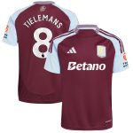 aston villa adidas home shirt 2024-25 with tielemans 8 printing Collection - Official Aston Villa Kits