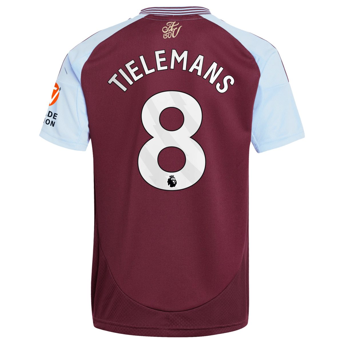 aston villa adidas home shirt 2024-25 with tielemans 8 printing Collection - Official Aston Villa Kits
