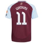 aston villa adidas home shirt 2024-25 with watkins 11 cup printing Collection - Official Aston Villa Kits