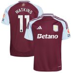 aston villa adidas home shirt 2024-25 with watkins 11 printing Collection - Official Aston Villa Kits