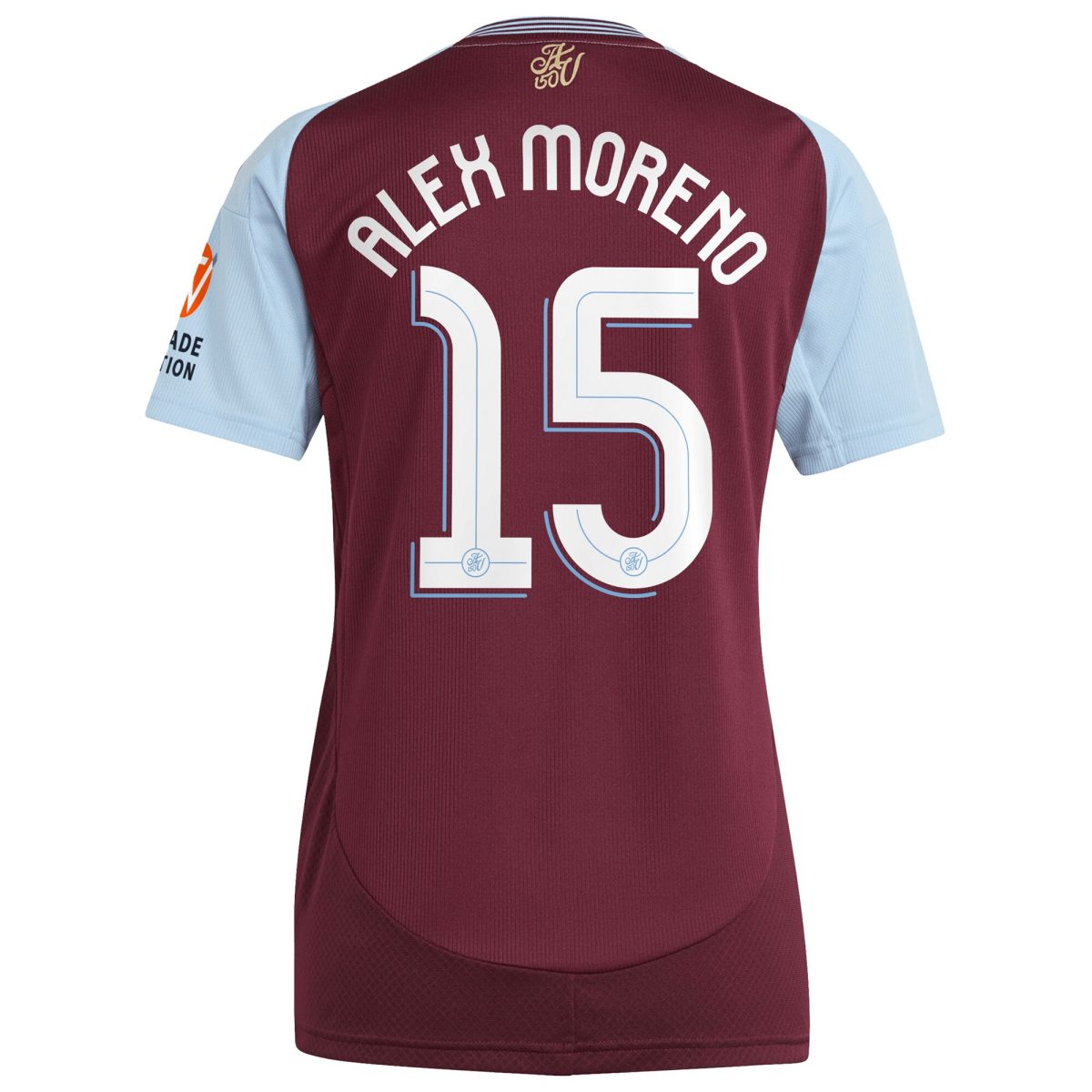 aston villa adidas home shirt 2024-25 – womens with alex moreno 15 cup printing Collection - Official Aston Villa Kits