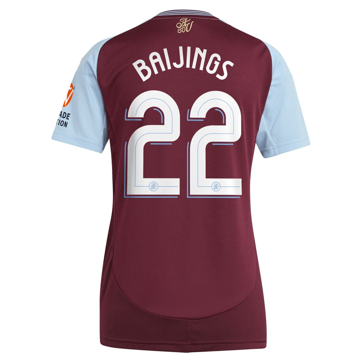 aston villa adidas home shirt 2024-25 – womens with baijings 22 cup printing Collection - Official Aston Villa Kits