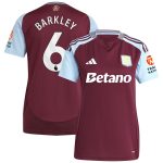 aston villa adidas home shirt 2024-25 – womens with barkley 6 printing Collection - Official Aston Villa Kits