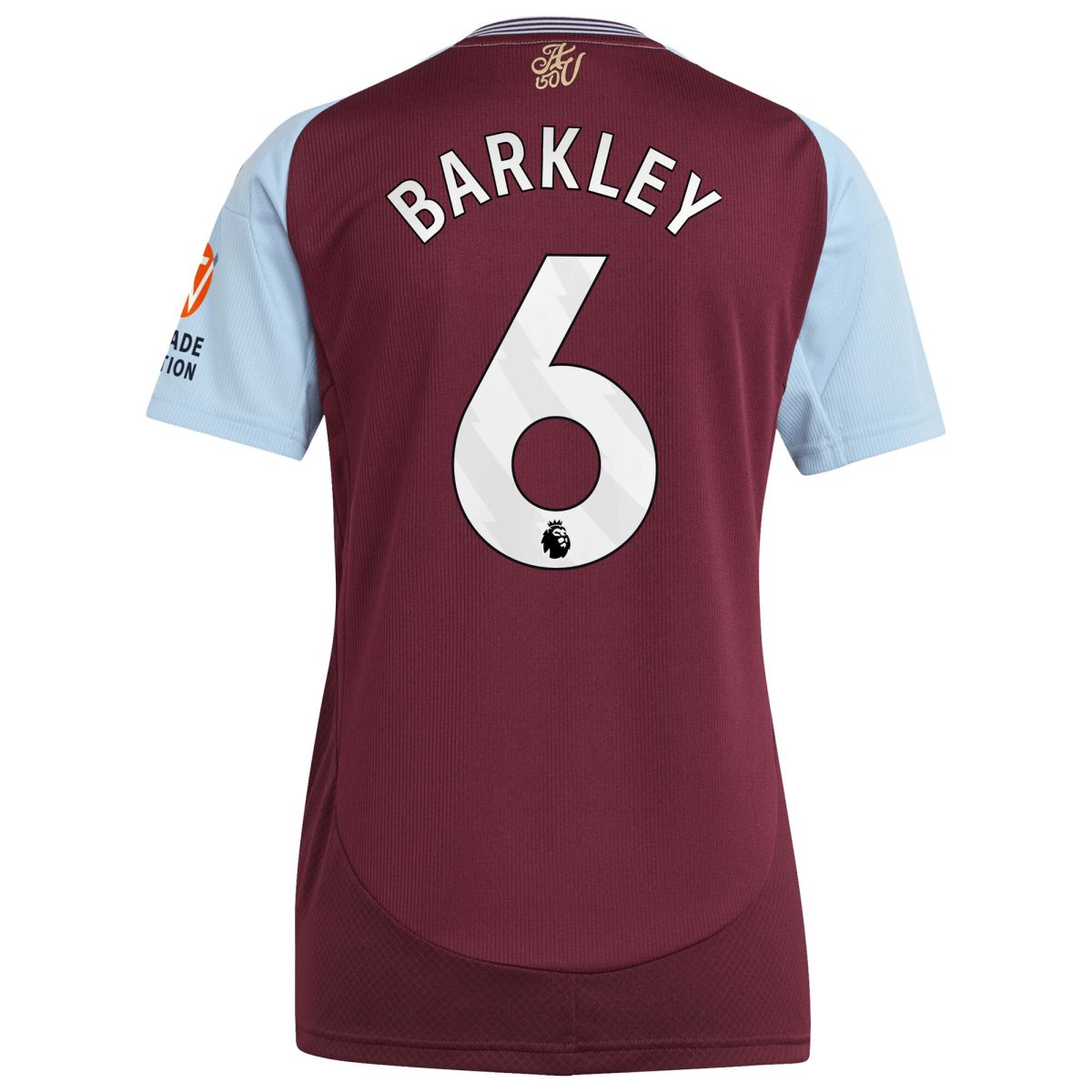 aston villa adidas home shirt 2024-25 – womens with barkley 6 printing Collection - Official Aston Villa Kits