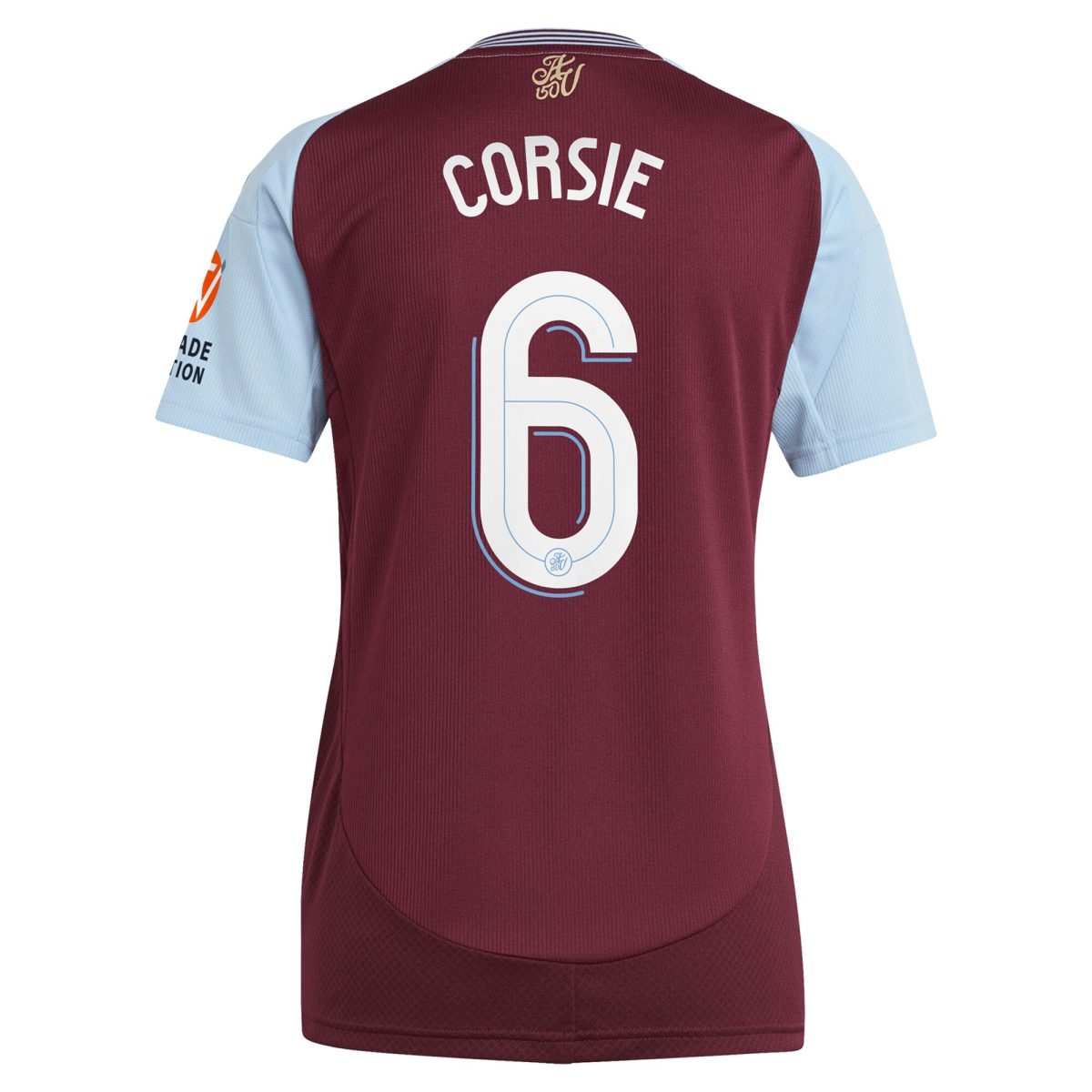aston villa adidas home shirt 2024-25 – womens with corsie 6 cup printing Collection - Official Aston Villa Kits