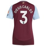 aston villa adidas home shirt 2024-25 – womens with diego carlos 3 printing Collection - Official Aston Villa Kits