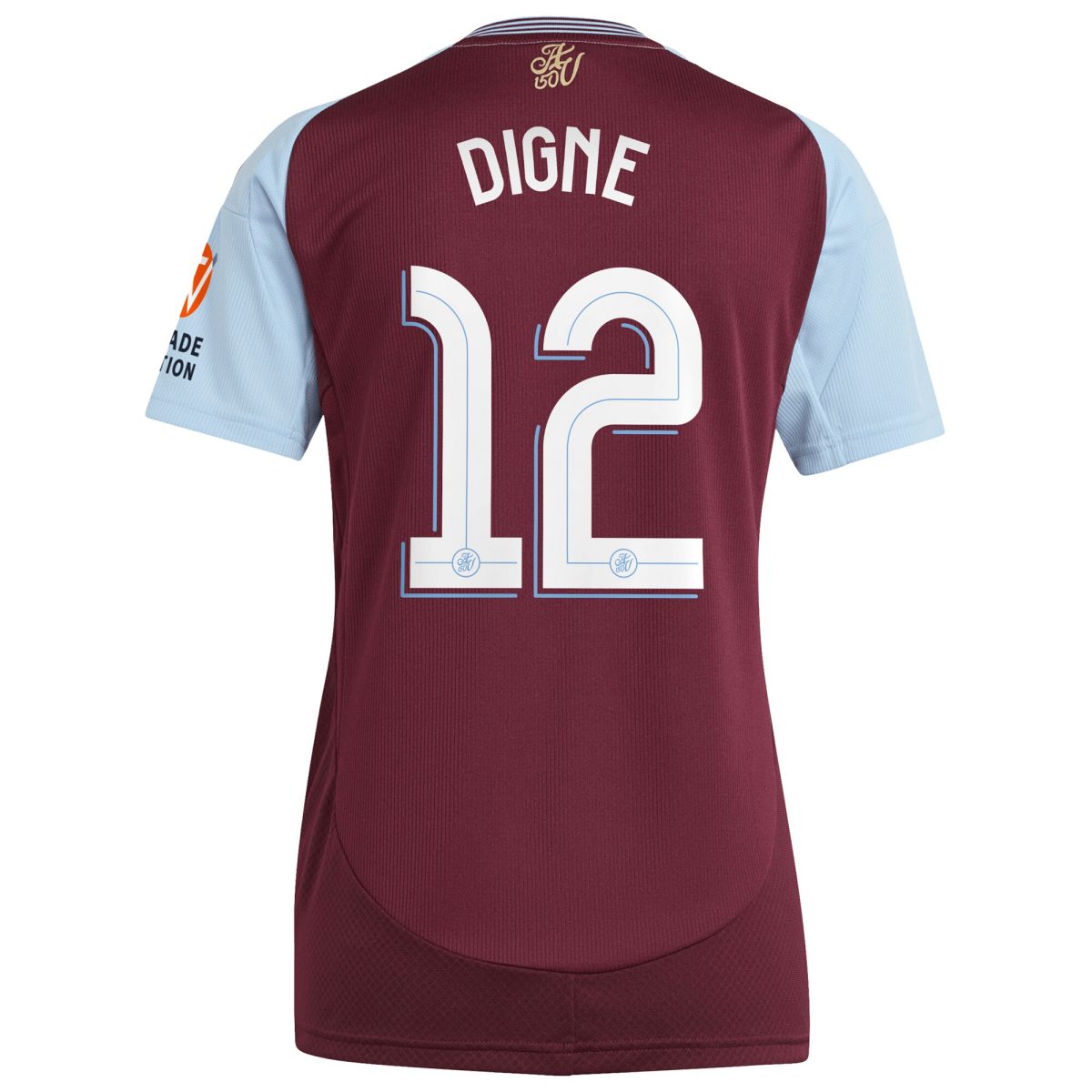 aston villa adidas home shirt 2024-25 – womens with digne 12 cup printing Collection - Official Aston Villa Kits