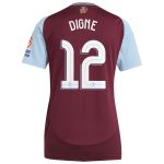 aston villa adidas home shirt 2024-25 – womens with digne 12 cup printing Collection - Official Aston Villa Kits