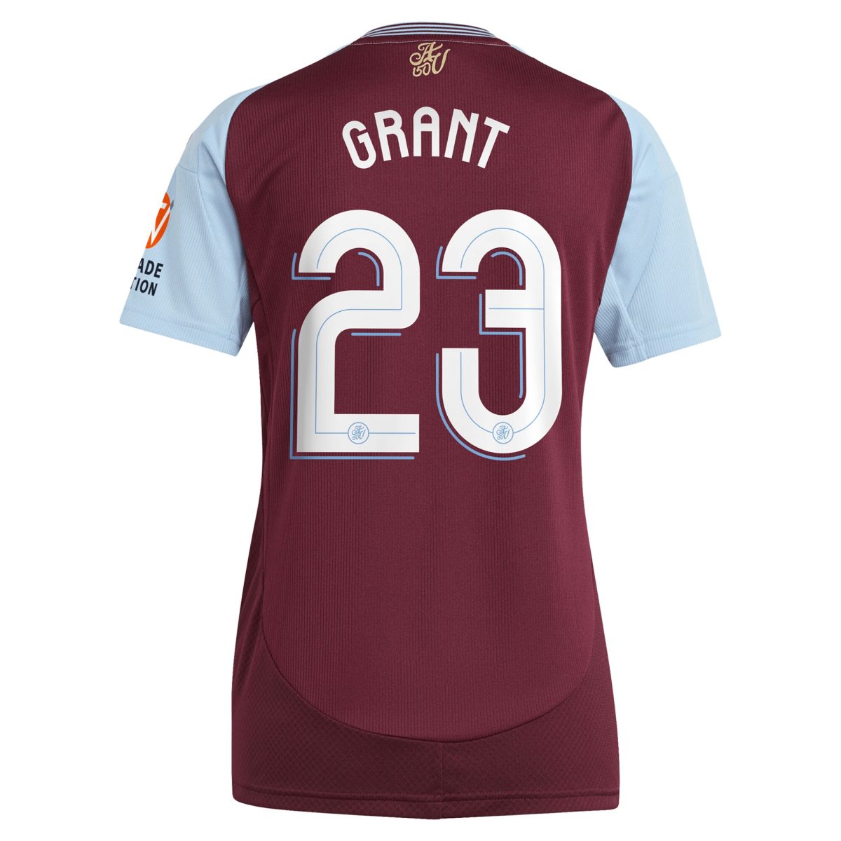 aston villa adidas home shirt 2024-25 – womens with grant 23 cup printing Collection - Official Aston Villa Kits