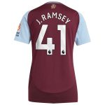 aston villa adidas home shirt 2024-25 – womens with j. ramsey 41 printing Collection - Official Aston Villa Kits