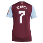 aston villa adidas home shirt 2024-25 – womens with kearns 7 cup printing Collection - Official Aston Villa Kits