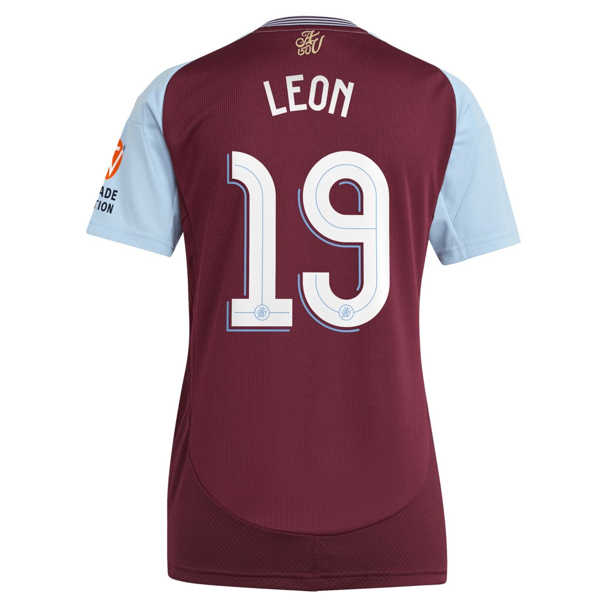 aston villa adidas home shirt 2024-25 – womens with leon 19 cup printing Collection - Official Aston Villa Kits