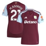 aston villa adidas home shirt 2024-25 – womens with m.asensio 21 printing Collection - Official Aston Villa Kits