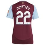 aston villa adidas home shirt 2024-25 – womens with maatsen 22 cup printing Collection - Official Aston Villa Kits