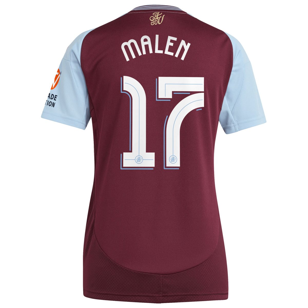 aston villa adidas home shirt 2024-25 – womens with malen 17 cup printing Collection - Official Aston Villa Kits