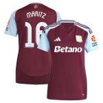 aston villa adidas home shirt 2024-25 – womens with maritz 16 cup printing Collection - Official Aston Villa Kits