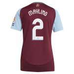 aston villa adidas home shirt 2024-25 – womens with mayling 2 cup printing Collection - Official Aston Villa Kits