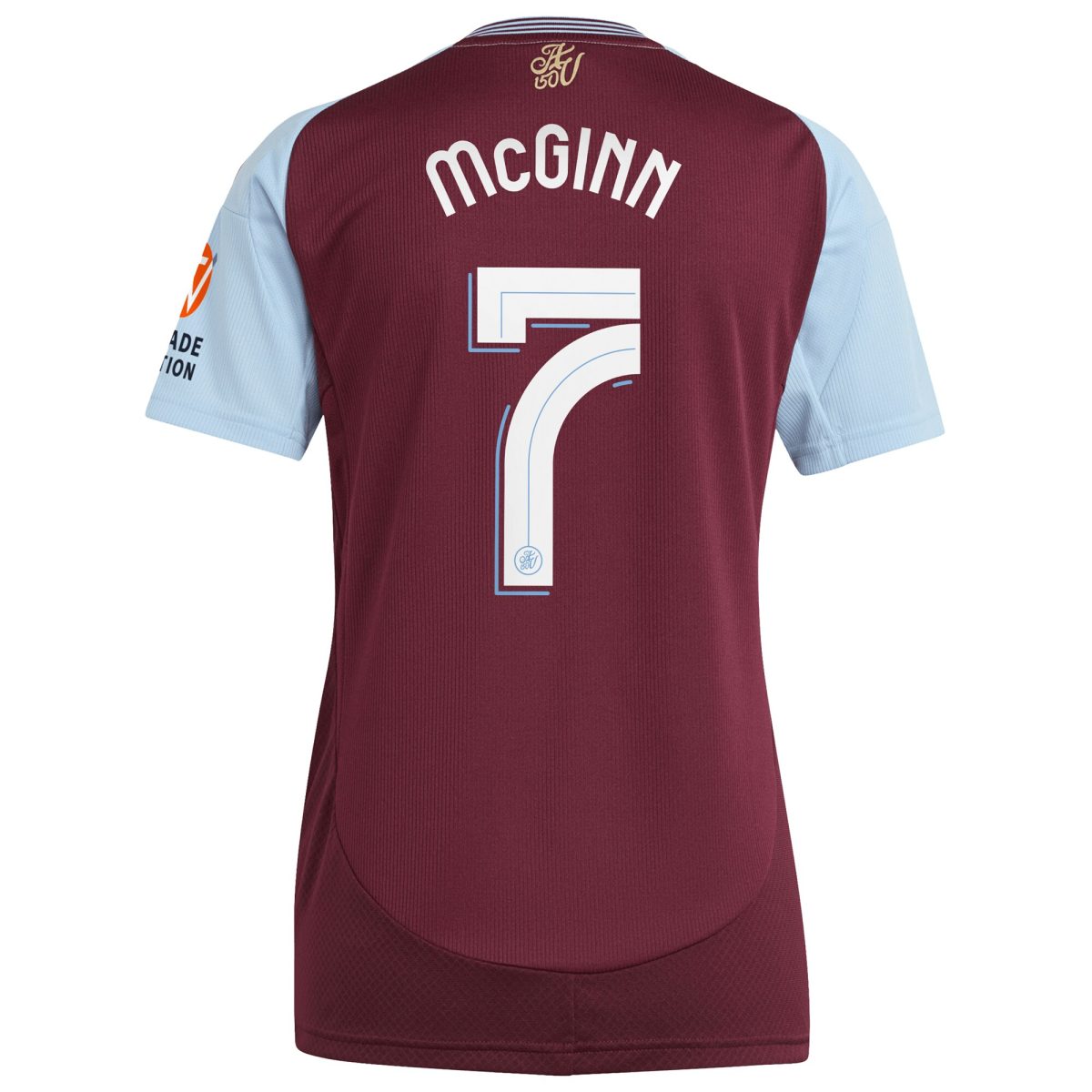 aston villa adidas home shirt 2024-25 – womens with mcginn 7 cup printing Collection - Official Aston Villa Kits