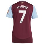 aston villa adidas home shirt 2024-25 – womens with mcginn 7 printing Collection - Official Aston Villa Kits