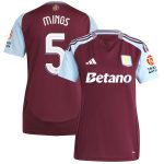 aston villa adidas home shirt 2024-25 – womens with mings 5 cup printing Collection - Official Aston Villa Kits