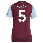 aston villa adidas home shirt 2024-25 – womens with mings 5 printing Collection - Official Aston Villa Kits