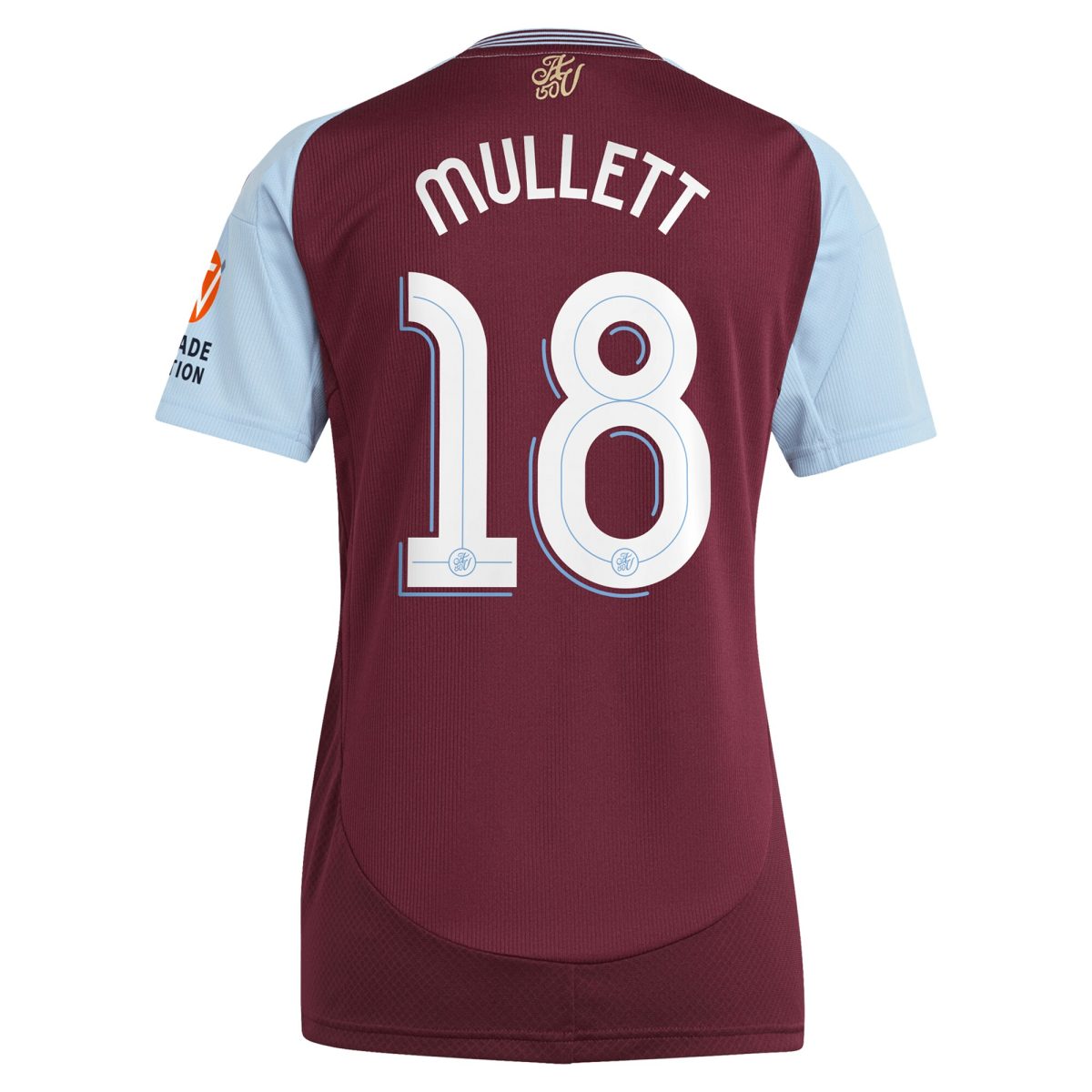 aston villa adidas home shirt 2024-25 – womens with mullett 18 cup printing Collection - Official Aston Villa Kits