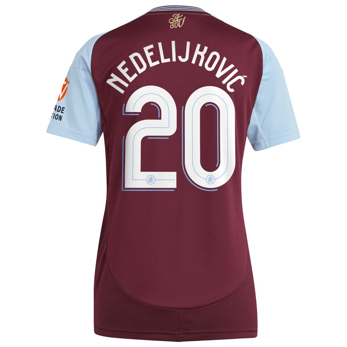 aston villa adidas home shirt 2024-25 – womens with nedeljković 20 cup printing Collection - Official Aston Villa Kits