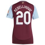 aston villa adidas home shirt 2024-25 – womens with nedeljković 20 cup printing Collection - Official Aston Villa Kits