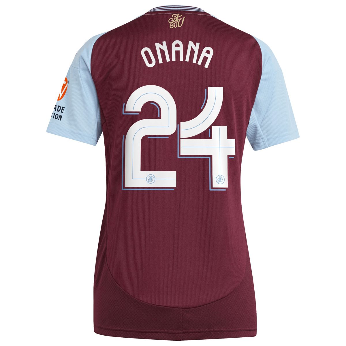 aston villa adidas home shirt 2024-25 – womens with onana 24 cup printing Collection - Official Aston Villa Kits