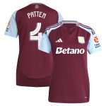 aston villa adidas home shirt 2024-25 – womens with patten 4 cup printing Collection - Official Aston Villa Kits