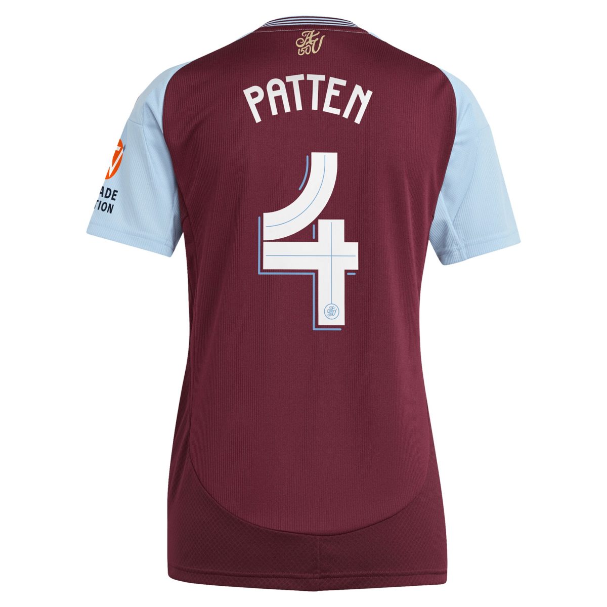 aston villa adidas home shirt 2024-25 – womens with patten 4 cup printing Collection - Official Aston Villa Kits
