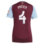 aston villa adidas home shirt 2024-25 – womens with patten 4 cup printing Collection - Official Aston Villa Kits