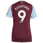 aston villa adidas home shirt 2024-25 – womens with rashford 9 printing Collection - Official Aston Villa Kits