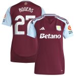 aston villa adidas home shirt 2024-25 – womens with rogers 27 cup printing Collection - Official Aston Villa Kits